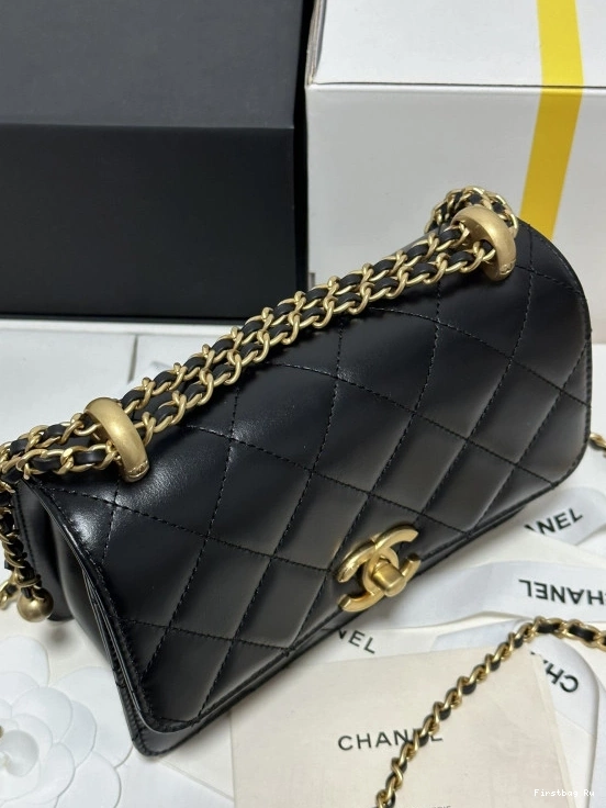 First Bag Ru FLAP -12X19X8CM BAG CHANEL 0816